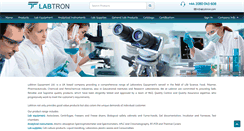 Desktop Screenshot of labtron.com